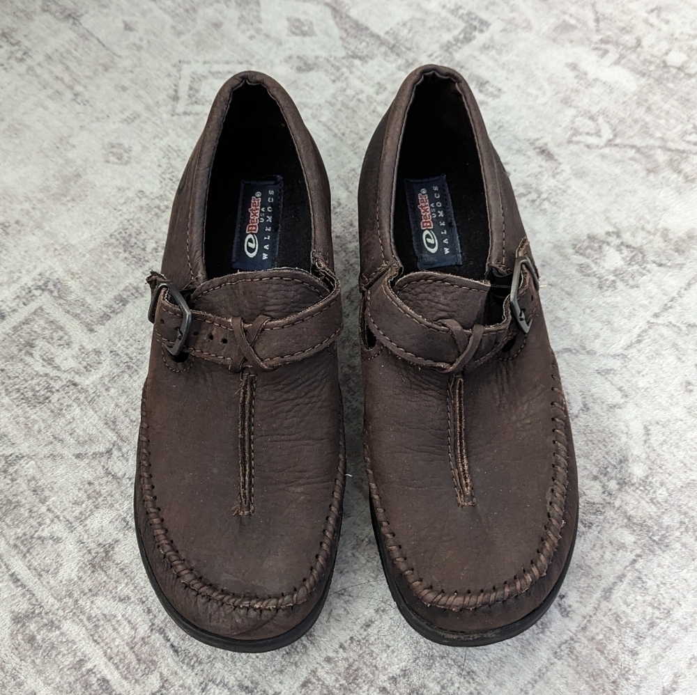 Dexter Womens  DEXTER Brown Leather  Comfort Size 9M